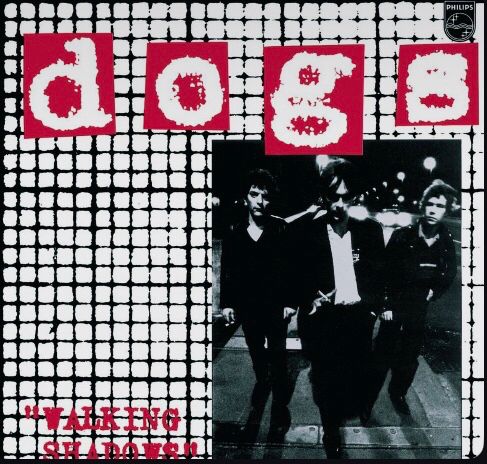 Pochette de « Walking Shadows », second album des Dogs de Rouen, sorti en 1980.