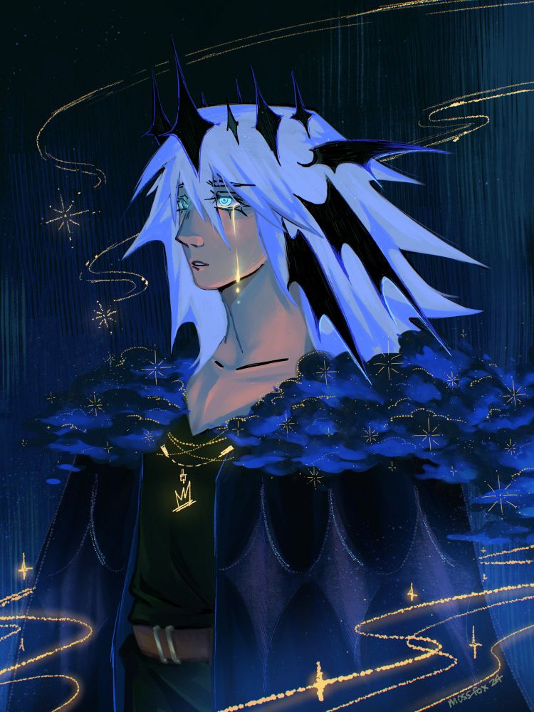 riku surrounded by stars