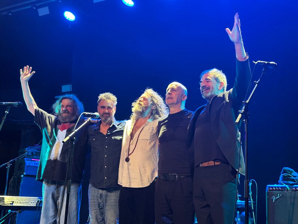 Hothouse Flowers at the end of the concert