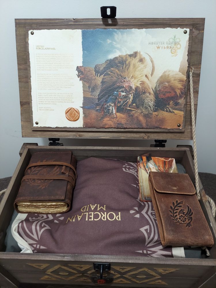 Giant monster hunter crate full of goodies!