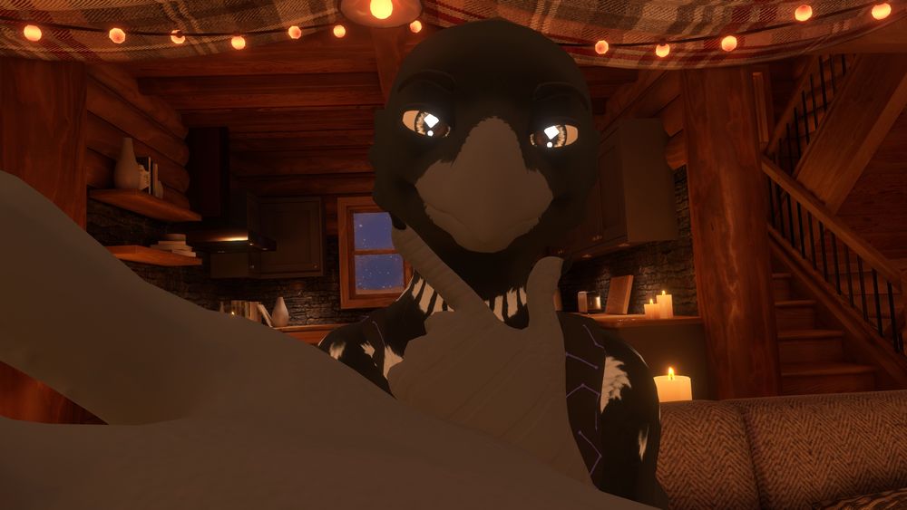 You are within Tymber's hand as he looks directly at you, with a sly smirk as he looks to be thinking about what to do with you