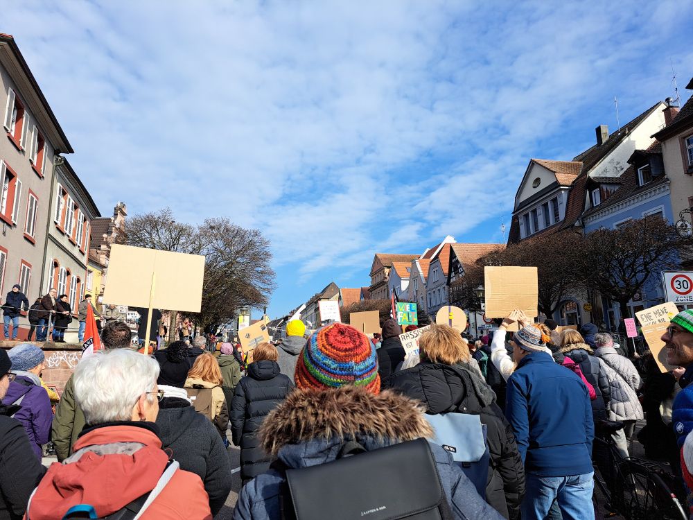 Demo für Demokratie in Offenburg 