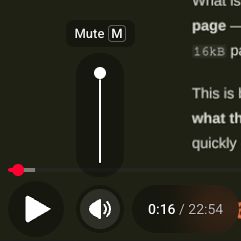 vertical volume slider for new YouTube player on desktop