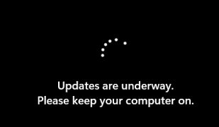 Windows 11 update: Updates are underway please keep your computer on