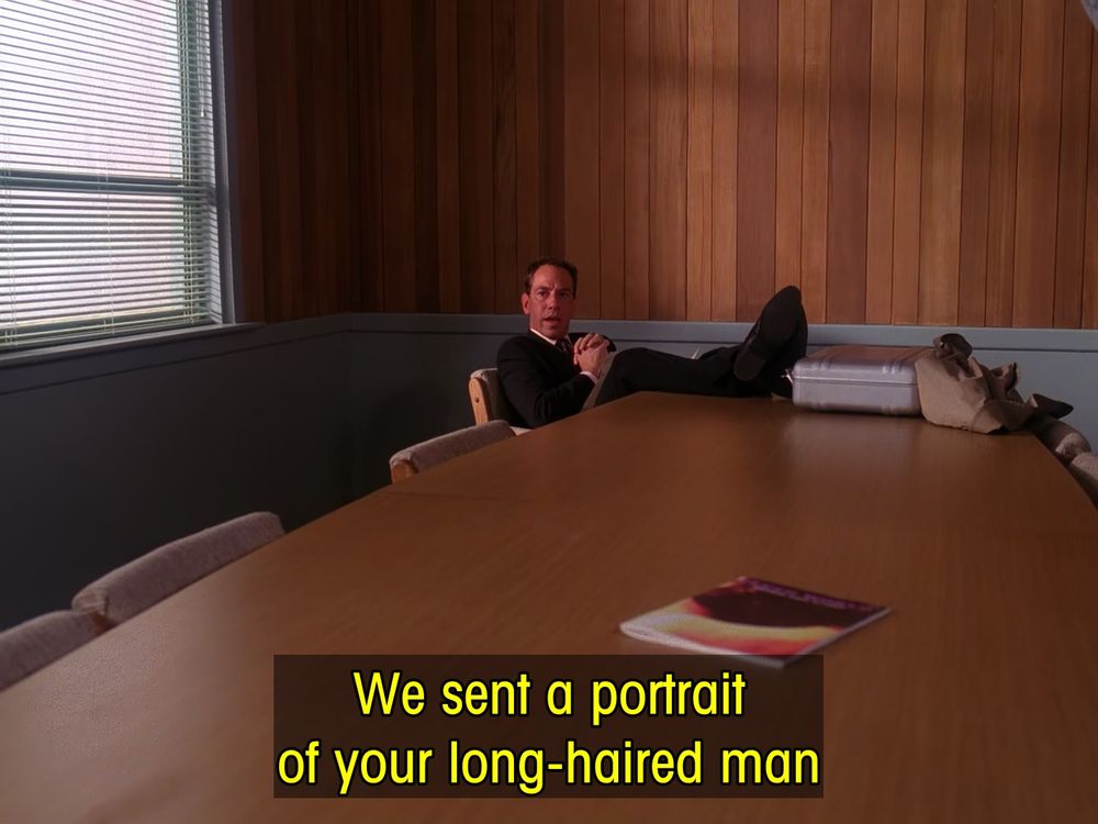 We sent a portrait of your long-haired man
09:31
S02E03 Episode 10: The Man Behind the Glass (October 13 1990)