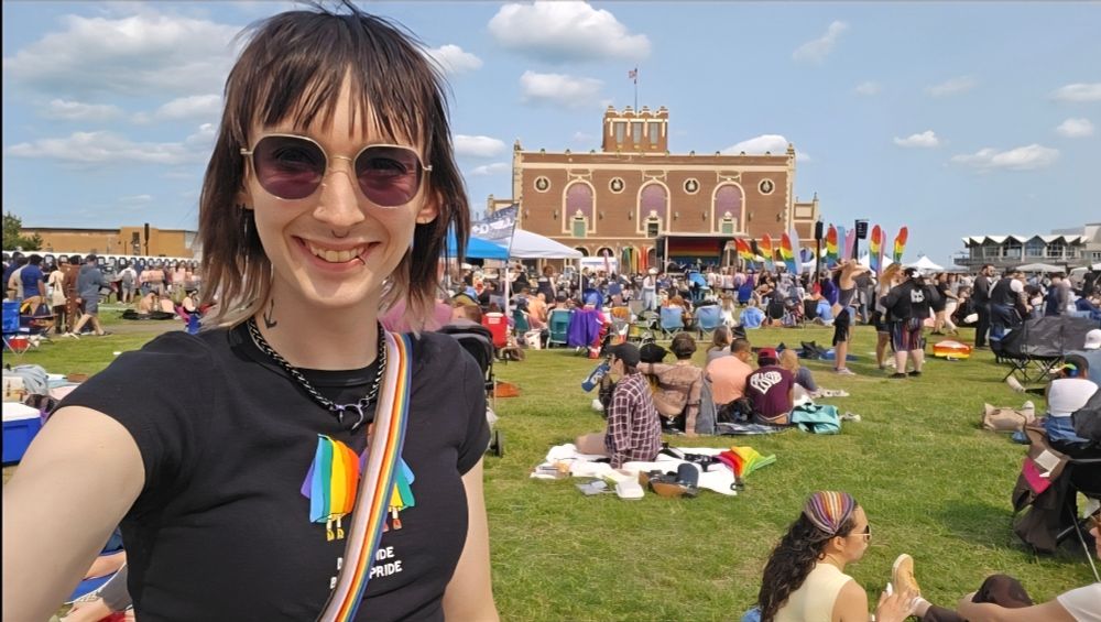 Liz at Asbury Park Pride