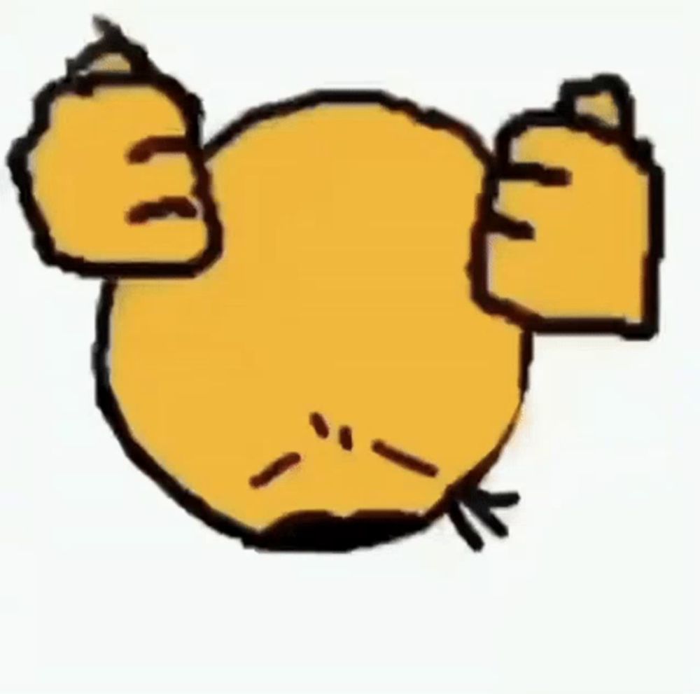 a cartoon drawing of a yellow smiley face with its mouth wide open .