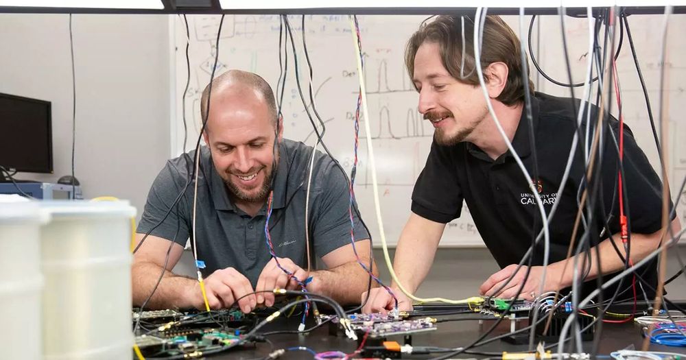Jordan Smith and Daniel Oblak have secured funding to research creating the quantum internet.