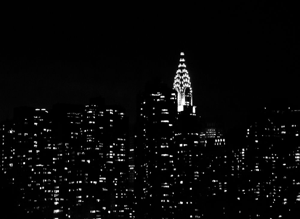 Photo of Manhattan at night