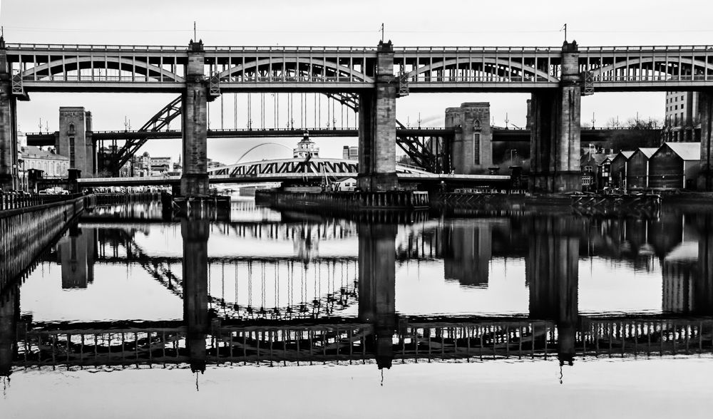 Photo of the bridges of Newcastle