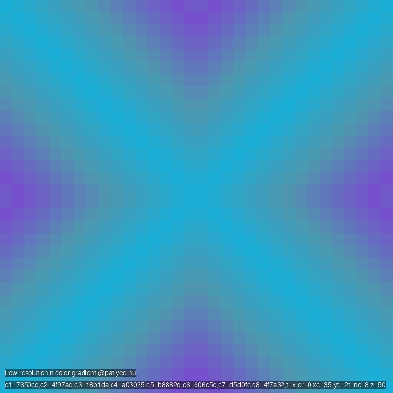 A randomly generated pattern