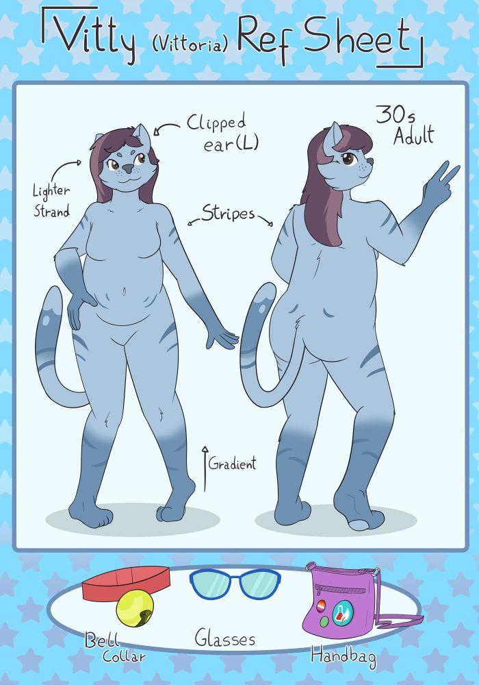 Vitty (vittoria) Ref sheet page 1.
