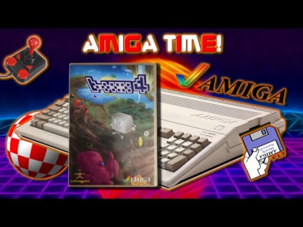 #2357 Amiga Time!...Boxx 4 [Retroguru 2023]: Schönes Jump'n'run mit richtig cooler Mucke!