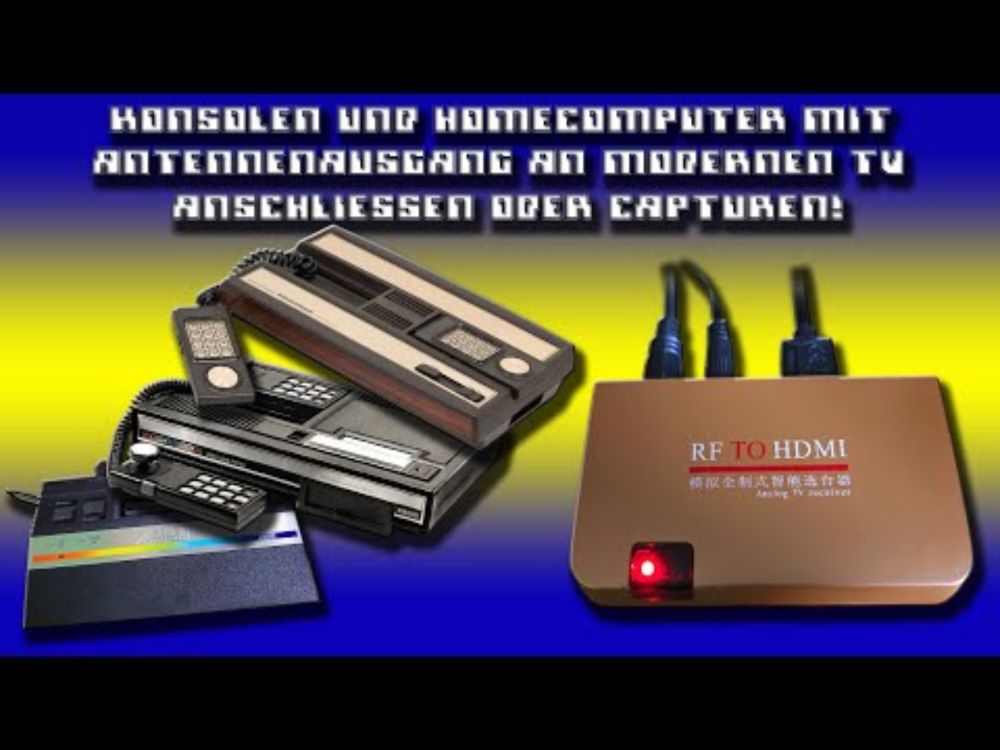 #2379 Special: Alte Videokonsolen und Homecomputer mit Antennenausgang an modernen Tv Anschliessen!