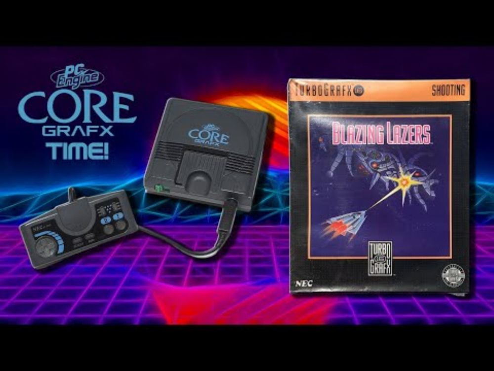#488 Pc Engine Core Grafx Time!...Blazing Lazers: So many Power ups to choose from!