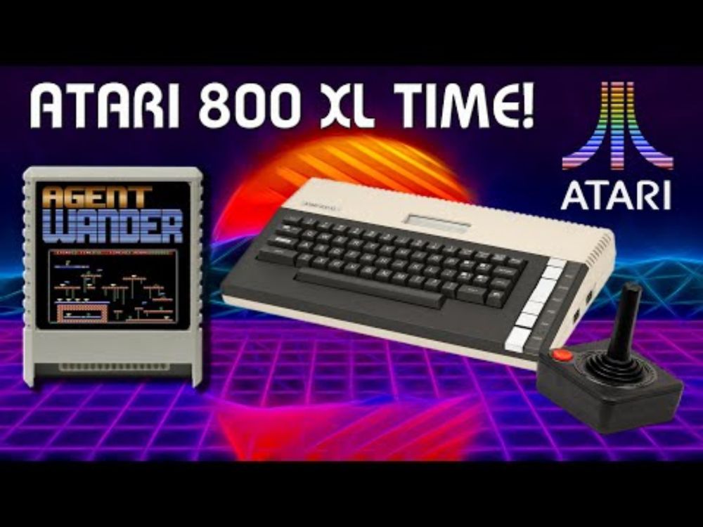 #494 Atari 800 XL time!...Agent Wander: Very nice Platformer!
