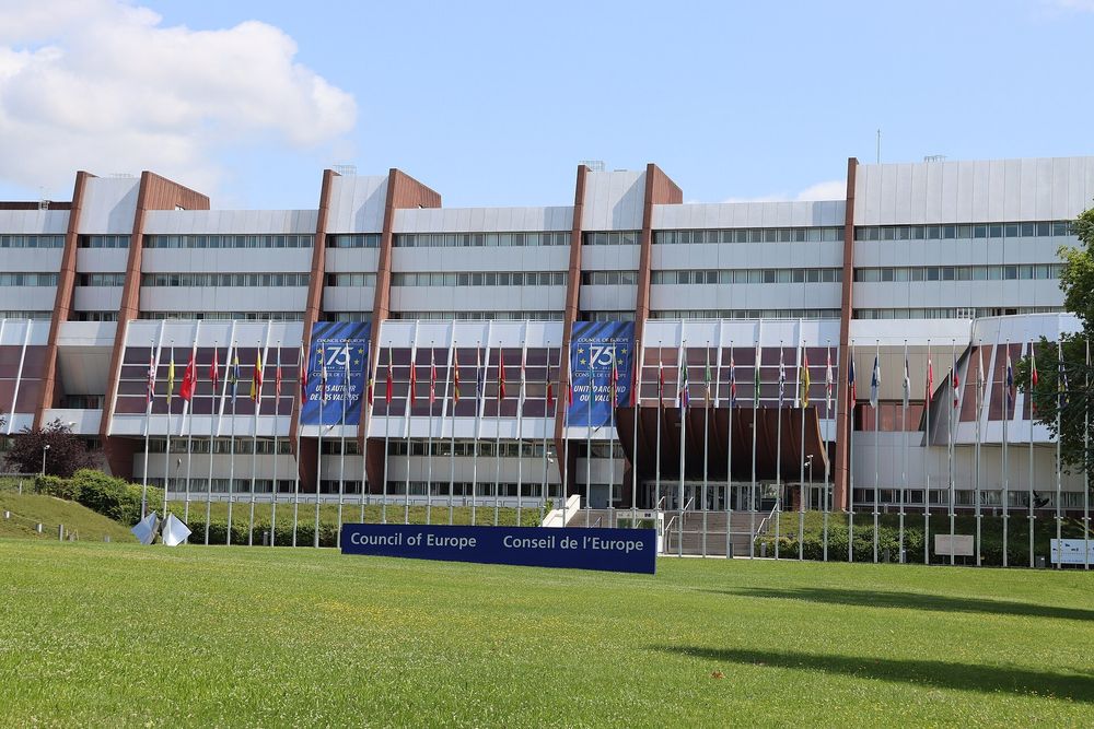 De hoofdzetel van de Raad van Europa, in Straatsburg