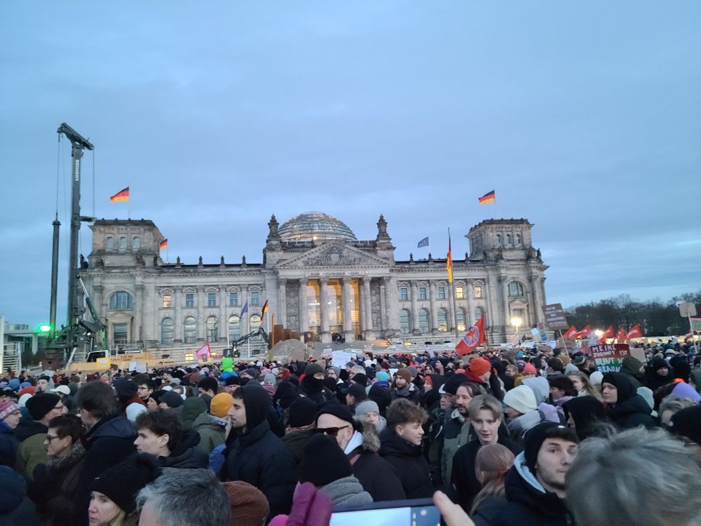 Foto der Demo gegen Rechts on Berlin