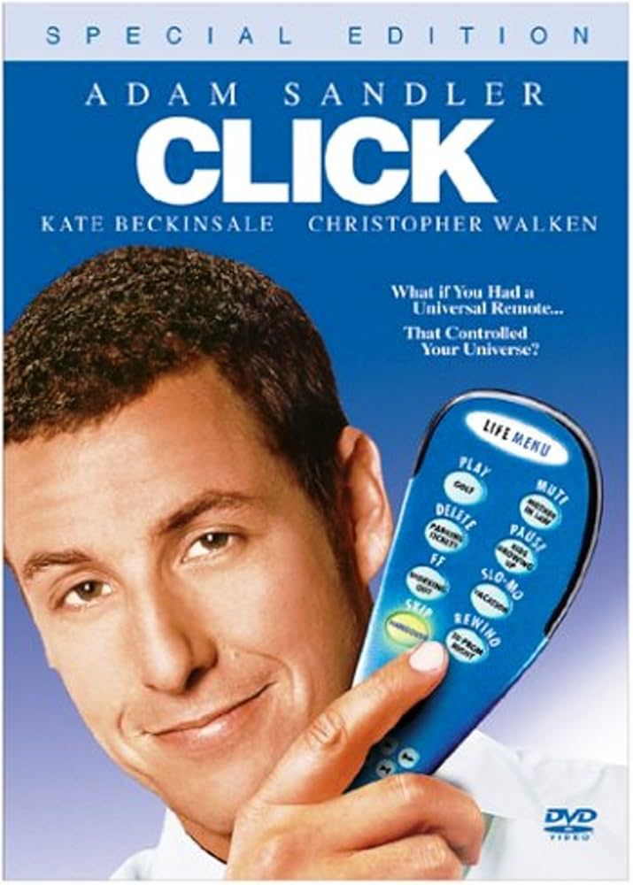 Movie poster for the movie Click with Adam Sandler