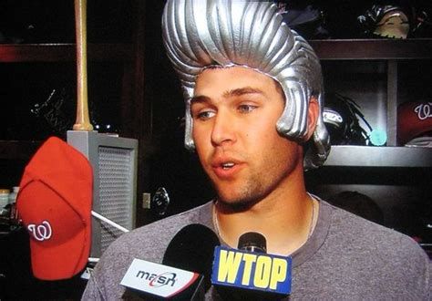 Craig STAMMEN wearing a silver Elvis wig