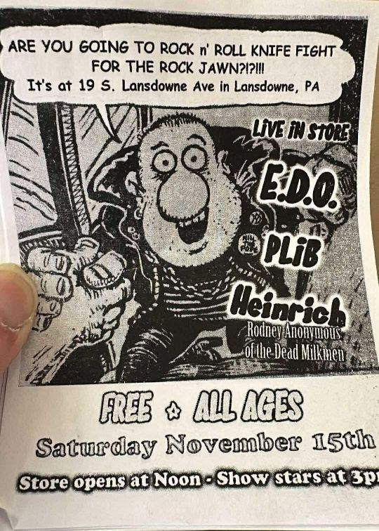 This Saturday in Lansdowne  - the Riviera of Pennsylvania! 
Be there!