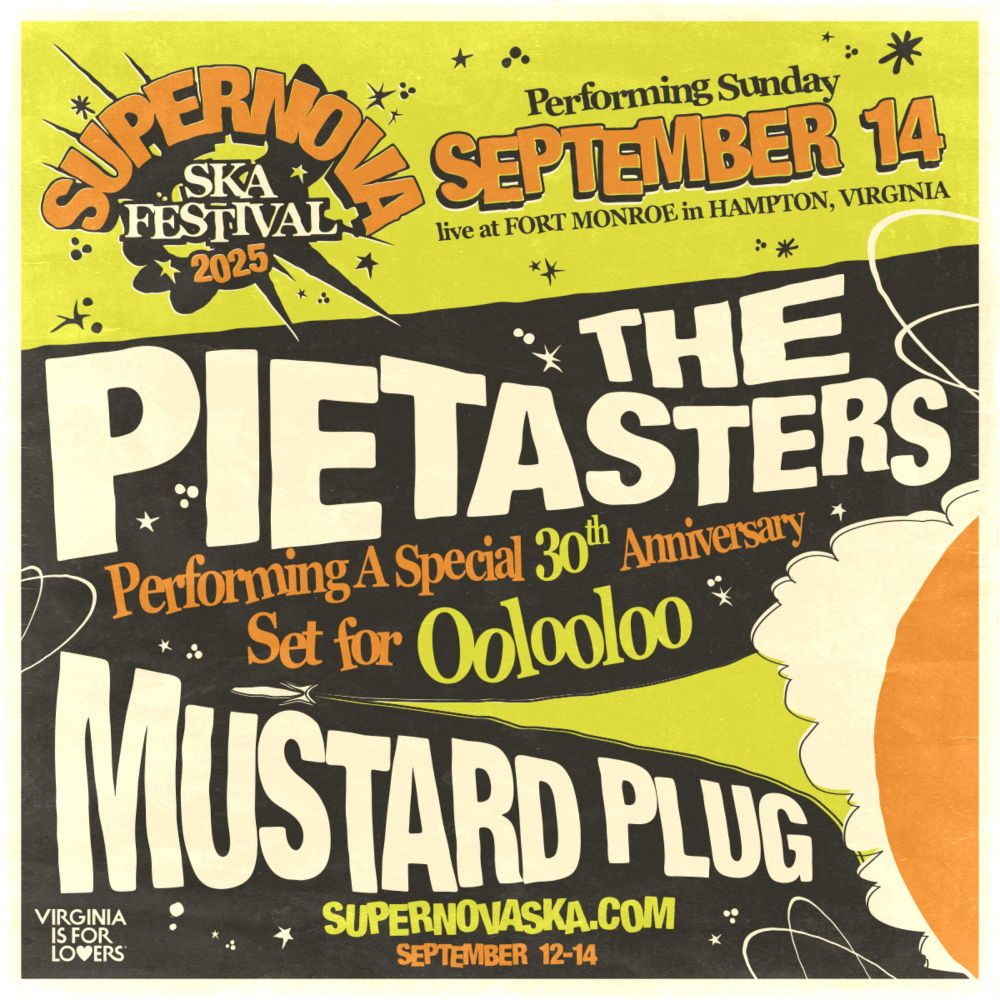 JUST ANNOUNCED!

We can't wait to perform and party at this year's Supernova Ska Festival!  Also added to this year's lineup is our good friends Mustard Plug!  Both of us will be performing on Sunday, Sept 14th.

For more information, visit www.supernovaska.com!