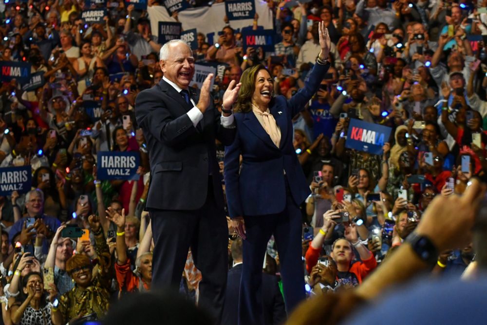 Kamala Harris and Tim Walz talk LGBTQ+ rights at first rally in Philadelphia - Philadelphia Gay News