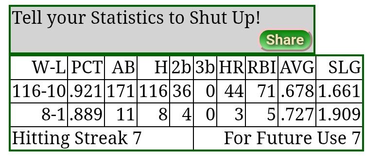 A Starting 9 solution 