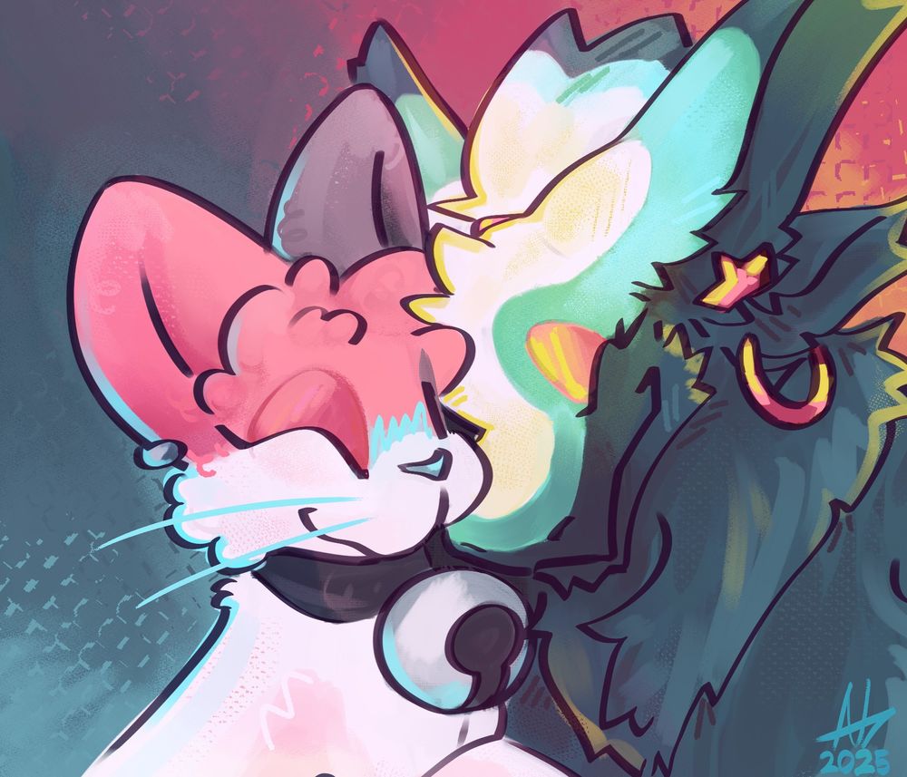 Yaki and Auto snuggling