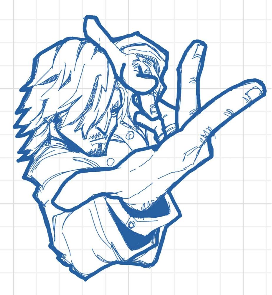Woah. How cool, Sanji. You're making a really cool dramatic pose with your hands.