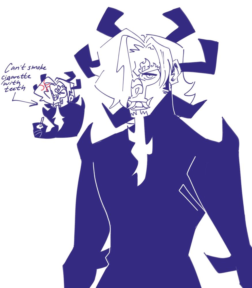 Aku Sanji. He can't smoke his cig how sad