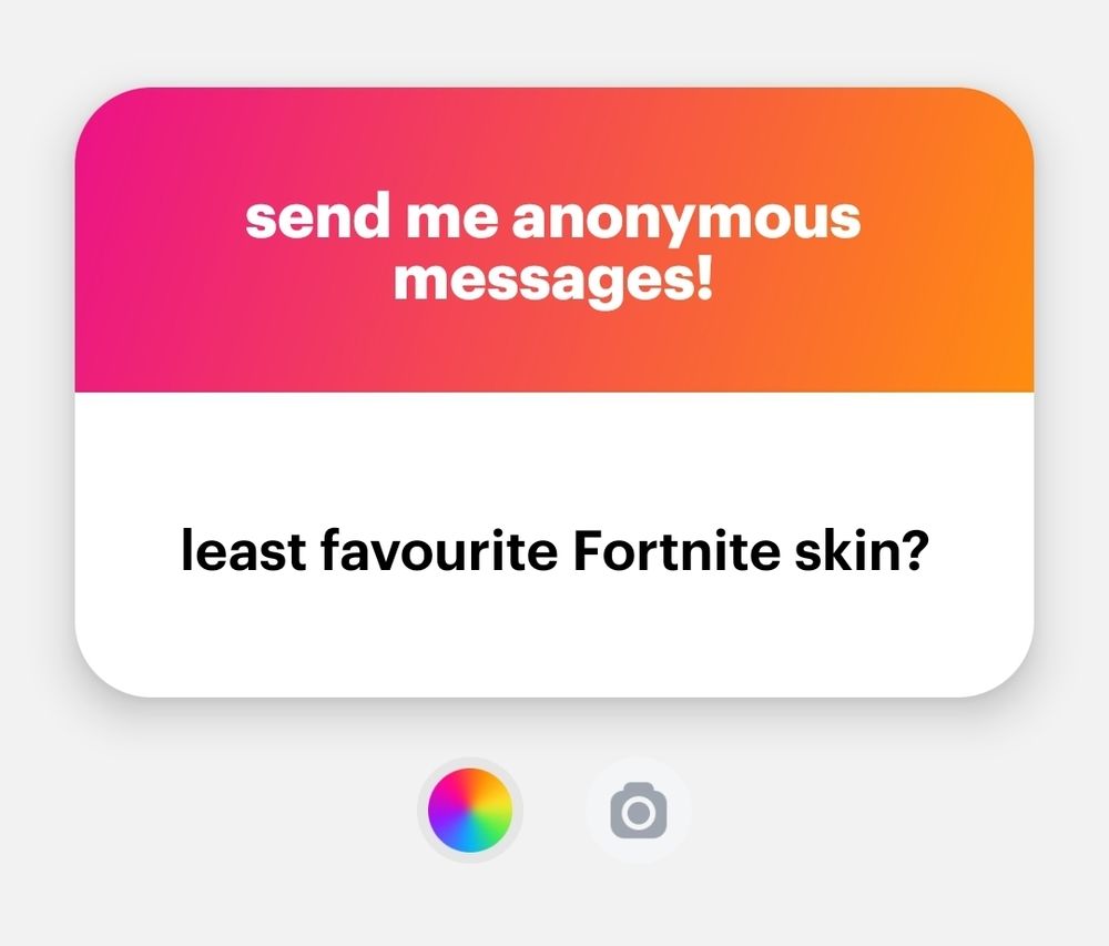 "What's your least favorite Fortnite skin?"