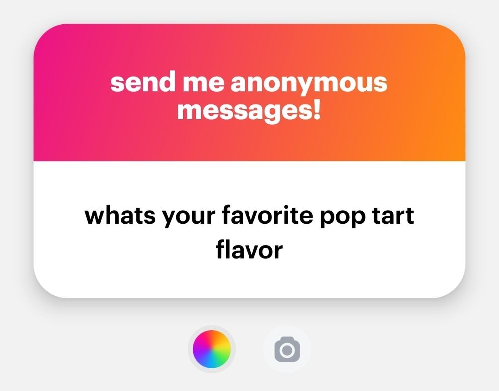 "What's your favorite pop tart flavor?"