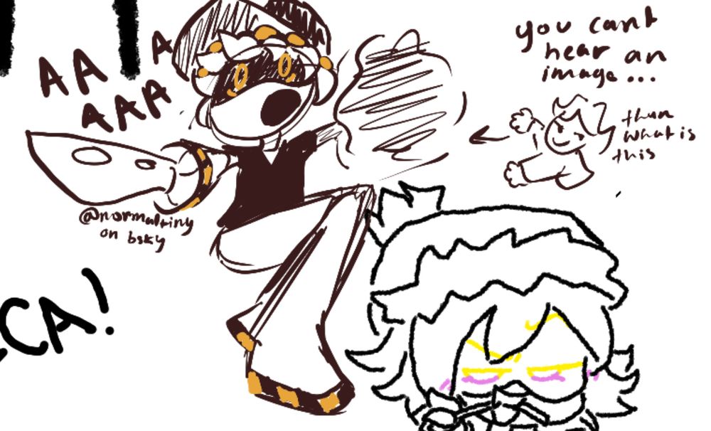 N from murder drones in episode 8 when he says 
AAAAĀAAÁAAAA-