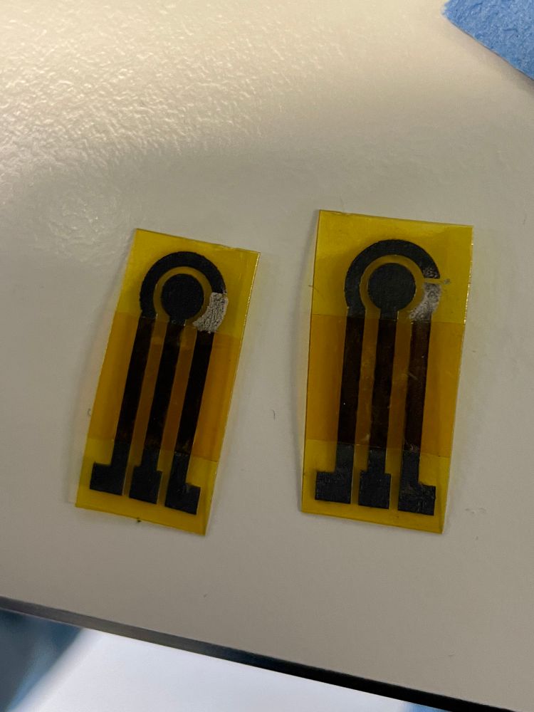 Electrodes with silver as reference electrode 