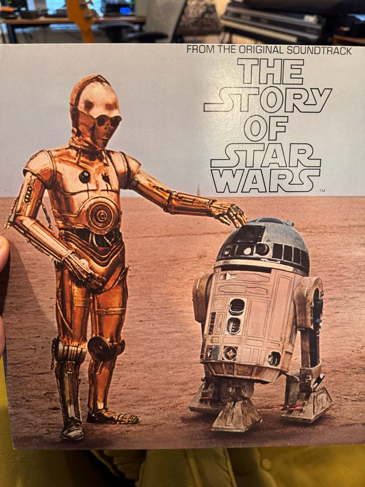 catching up on the story of star wars from a 1977 lp of the same name