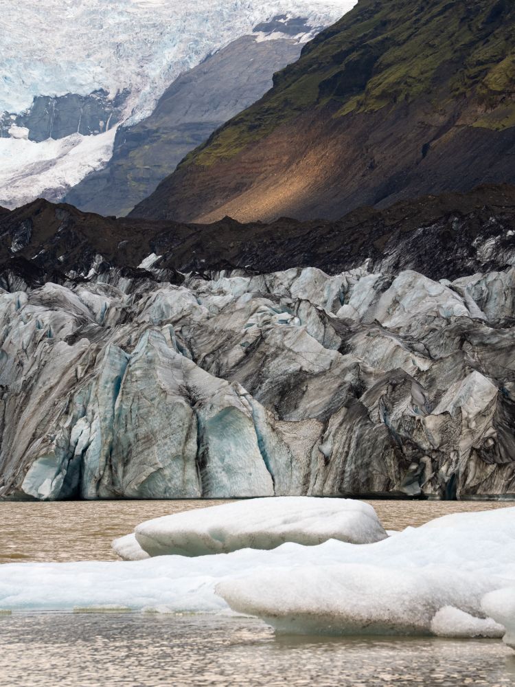 One of many glaciers taken at a recent summer visit in Iceland.