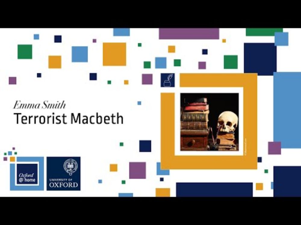 Macbeth and Terrorism LIVE (with Prof Emma Smith)