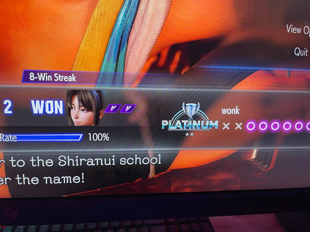 screen shot of wonk’s sf6 rank showing platinum 2