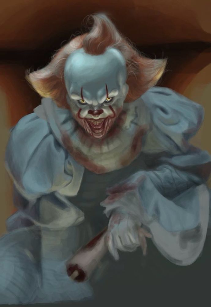 Drawing of Pennywise