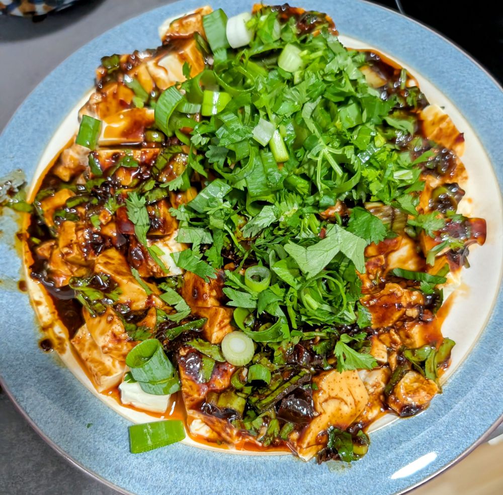 Some delicious spicy tofu