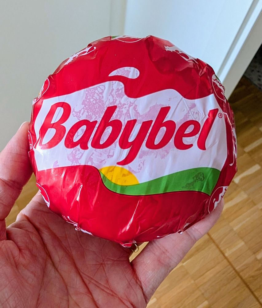 A giant babybel 
