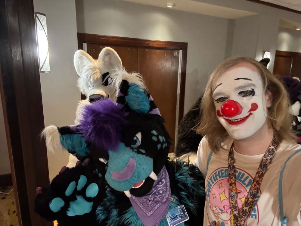 Me in clown with Gale Frostbane :o3