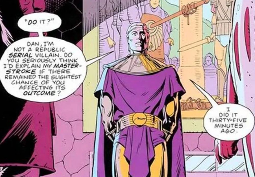 "I did it thirty-five minutes ago."