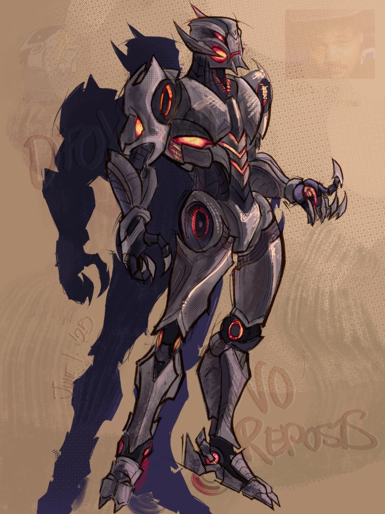 Full body render of Ultron from the game Marvel rivals