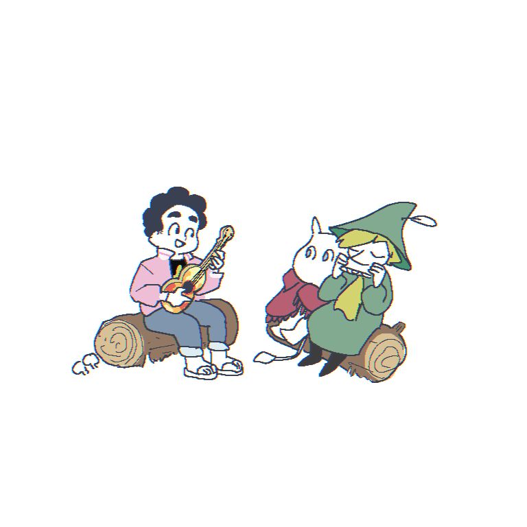 SUとムーミンのファンアート

SUのスティーブンとスナフキンがジャムセッションしている。ムーミンはスナフキンの横でブランケットをかぶりながらその音楽を聴いている