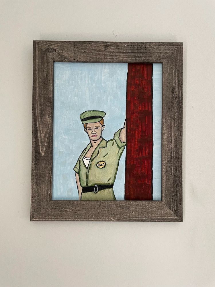 #art #wax #encaustic #artist #painting #original #men #meninart #male #gay #queer 
