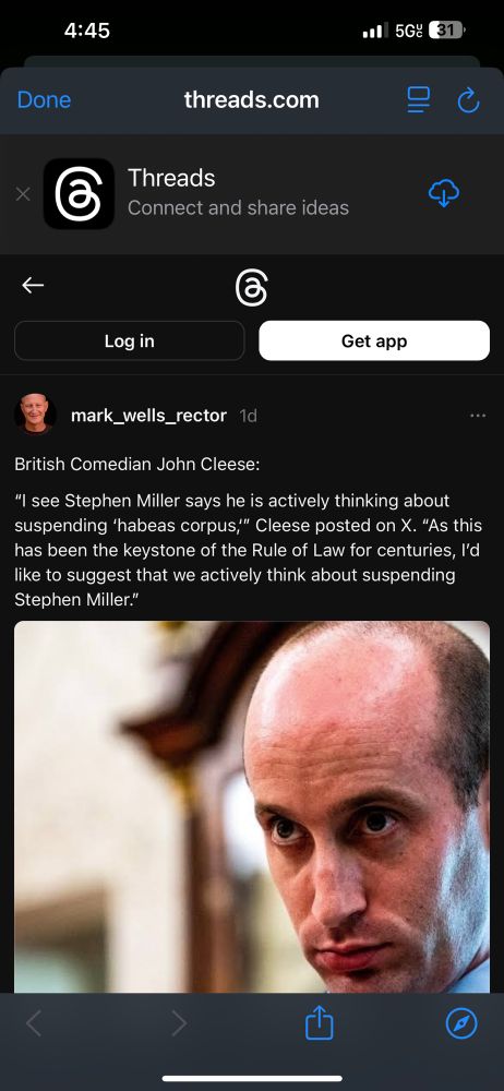 If Stephen miller wants to suspend habeas corpus I suggest we suspend him