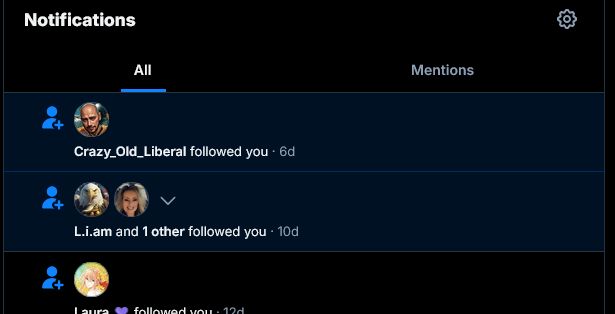 screenshot of notifications on bsky
3 new followers!
they're obviously robots because i havent made any posts until now