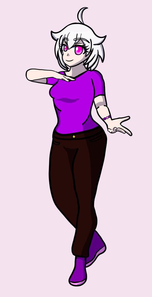 This is the old design of one of my ocs. This outfit is sooo not cute (for her)